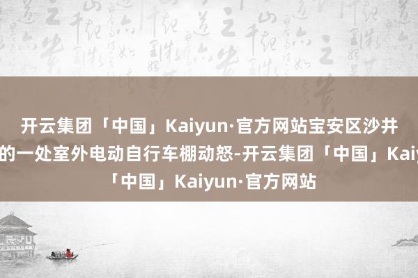 开云集团「中国」Kaiyun·官方网站宝安区沙井街说念一社区的一处室外电动自行车棚动怒-开云集团「中国」Kaiyun·官方网站