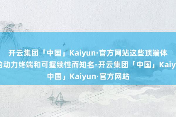 开云集团「中国」Kaiyun·官方网站这些顶端体式以其超卓的动力终端和可握续性而知名-开云集团「中国」Kaiyun·官方网站