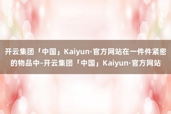 开云集团「中国」Kaiyun·官方网站在一件件紧密的物品中-开云集团「中国」Kaiyun·官方网站