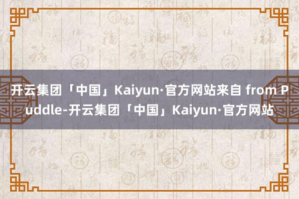 开云集团「中国」Kaiyun·官方网站来自 from Puddle-开云集团「中国」Kaiyun·官方网站