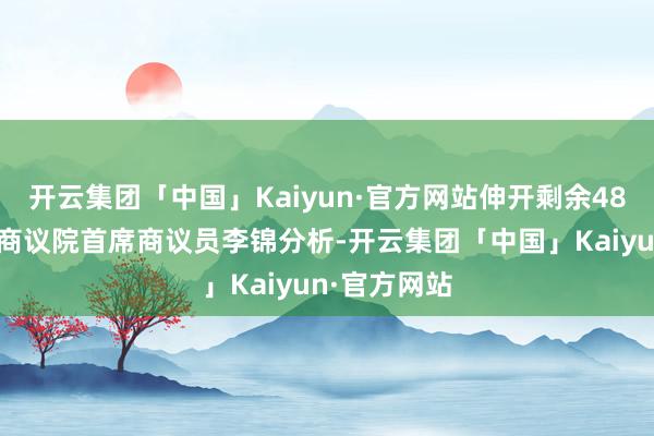 开云集团「中国」Kaiyun·官方网站伸开剩余48%中国企业商议院首席商议员李锦分析-开云集团「中国」Kaiyun·官方网站